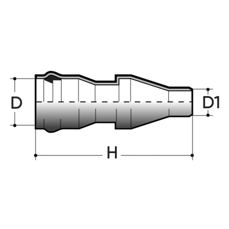 Reduced single-joint/male PN10