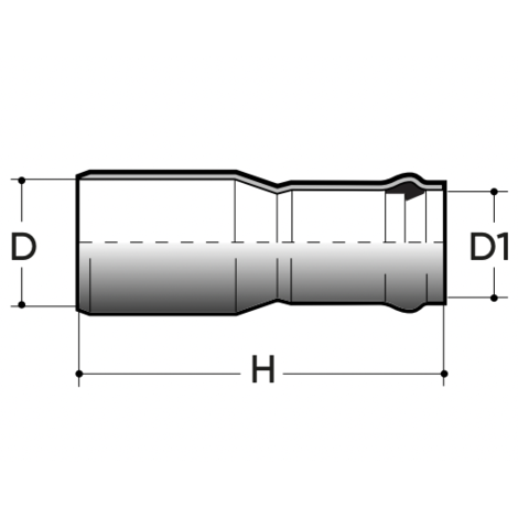 Réduction avec bride PN10