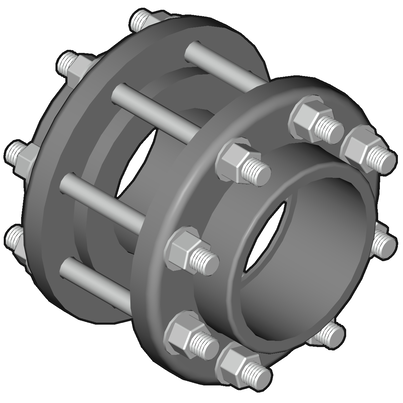 Kit de brides en PVC-U