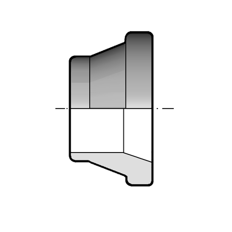 QBE PE100 special stub flange