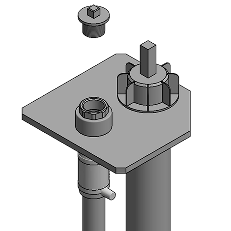 Gasausbläser zur Entlüftung von Gasleitungen