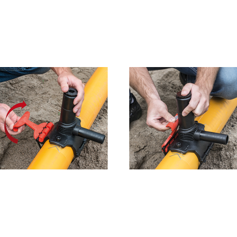 Raccord de prise de pression RED SNAP, SDR 11