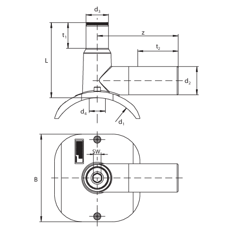 Druckanbohrarmatur Top-Loading, SDR 11