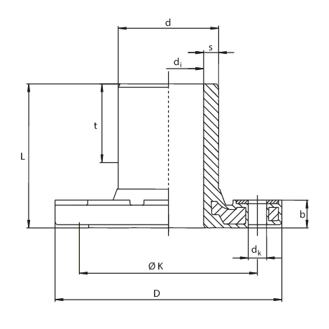 Einschweißflansch (Stutzenfitting)