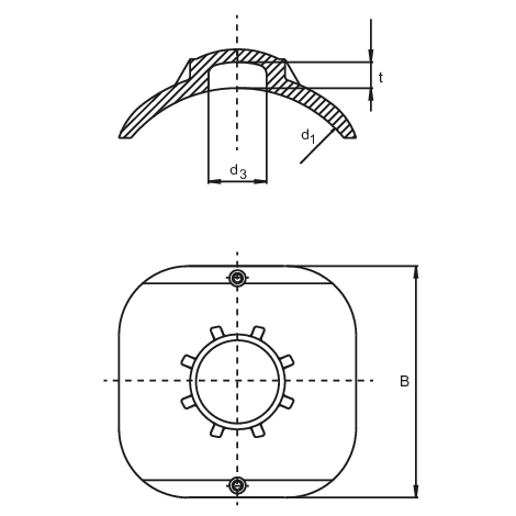 Repair saddle for top loading, SDR11