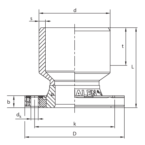 Réduction de la bride