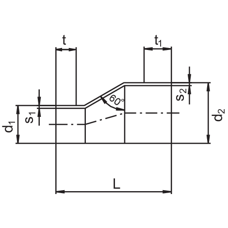Réduction excentrique (raccord de tubulure)