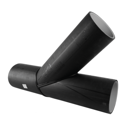 <P>Einfachabzweig mit gleichem Abgang 45° (Stutzenfitting)</P>