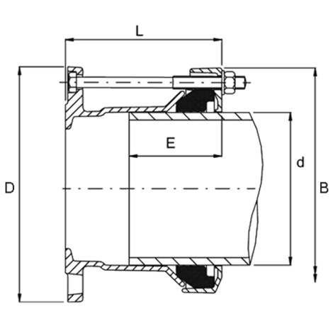 Adaptateur à bride Ultra-Range (pièce EU)
