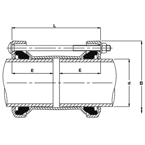 Raccord Ultra-Range (pièce en U)