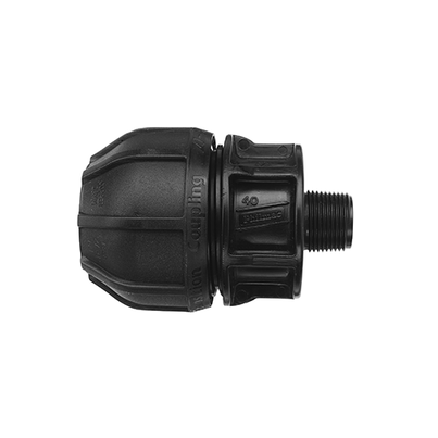 <P>Raccord universel avec filetage mâle conique en PP</P>