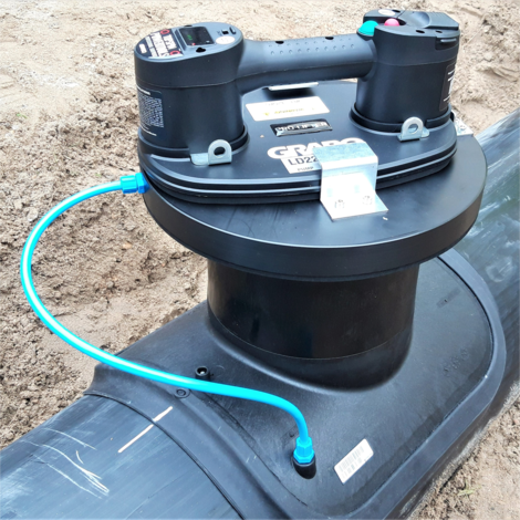 Abwassersattel Vakuum-Loading