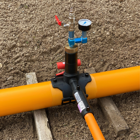 Raccord de prise de pression RED SNAP, SDR 11