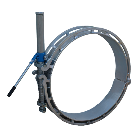 Hydraulische Rundungsschelle für Rohre d 280 - d 900