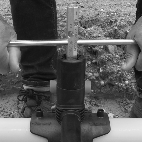 Raccord de prise de pression RED SNAP, SDR 11